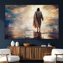 Jesus Walking on Water Wall Art | Ready to Hang Spiritual