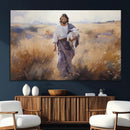 Jesus the Good Shepherd Wall Art Canvas Print - Lost Lamb