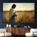Jesus the Good Shepherd Wall Art Canvas Print -