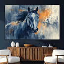 Abstract Blue Horse Wall Art Print Canvas | Horse Wall Art by MyGreatCanvas | Canvas Wall Art Prints | Photo Prints & Wall Decor
