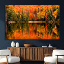 Forest Reflection Art | Autumn Forest Reflection Wall Art | by MyGreatCanvas | Canvas Wall Art Prints | Photo Prints & Wall Decor