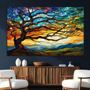 Mosaic Tree Wall Art | Ready to Hang Stained Glass Style