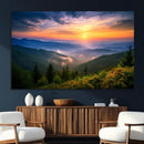 Majestic Mountain Sunrise Print | Landscape Wall Art | by MyGreatCanvas | Canvas Wall Art Prints | Photo Prints & Wall Decor