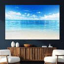 Beach Scene Canvas Wall Art Print – Tranquil Ocean Horizon by MyGreatCanvas | Canvas Wall Art Prints | Photo Prints & Wall Decor