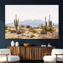 Desert Cactus Canvas Wall Art – Serene Southwestern Arizona by MyGreatCanvas | Canvas Wall Art Prints | Photo Prints & Wall Decor