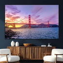 Golden Gate Bridge Wall Art Canvas Print – Framed San by MyGreatCanvas | Canvas Wall Art Prints | Photo Prints & Wall Decor