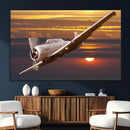 Old War Plane Wall Art Canvas Print by MyGreatCanvas | Canvas Wall Art Prints | Photo Prints & Wall Decor