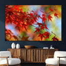 Red Leaves Autumn Forest Wall Art Canvas, Red Leaves Autumn by MyGreatCanvas | Canvas Wall Art Prints | Photo Prints & Wall Decor