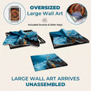 Highland Bull Canvas Abstract Canvas Wall Art Print –