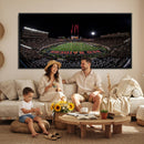 Framed Texas Tech Red Raiders Stadium Canvas, Texas Tech Red