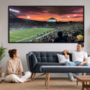 Eugene Autzen Stadium Canvas Wall Art Print – Sunset Over