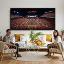 Texas Stadium Night Game Wall Art Canvas Print – Vibrant