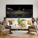 Framed Texas Tech Red Raiders Stadium Canvas, Texas Tech Red