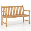 62inch Teak Outdoor Porch Bench 3 by LJGDeals