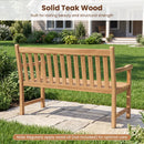 62inch Teak Outdoor Porch Bench 3 by LJGDeals