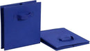 Amazon Basics Cube Organizer Storage Bins Handles, Collapsible Fabric, Pack of 6, 13"x13"x13", Navy by CozyNest Decor