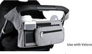 Universal Stroller Organizer with Insulated Cup Holder, Detachable Phone Bag, Shoulder Strap – Fits All Stroller Types, Keeps Drinks Hot/Cold (Grey) by TinyTreasures Baby Boutique