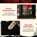 51" Gothic Multi-Level Cat Tree with Spider Toy & Hammock by LJGDeals