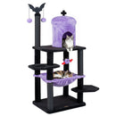 51" Gothic Multi-Level Cat Tree with Spider Toy & Hammock