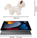 CU-MATE Interactive Pet Ragdoll Cat,Electric Plush Toy Cat,Robot Stuffed Cat with Walking/Nodding/Tail Wagging/Barking/Drinking Milk, Gift for Girls Boys by TinyTreasures Baby Boutique