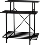 Zhongma 3 Tier Sturdy Plant Stand Space-Saving Heavy Duty Plant Holder for Home Indoor and Outdoor, L35.43 xW17.32 x H39.37 inch, 660 LBS Capacity & Heavy Duty Construction. … by GreenHaven Gardens