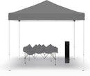 10x10ft Pop Up Canopy Tent,Heavy Duty Waterproof Folding Tent for Camping Parties Events Parties,Outdoor Canopy,Portable Sun Shelter,3 Adjustable Height(Grey) by GreenHaven Gardens