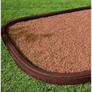 Playsafer Rubber Playground Border Edging Kit, 6' Flexible Heavy Duty Rubber Interlocking Playground Timber, No Dig Easy to Install (Neutral Brown, 1 Pack) by GreenHaven Gardens