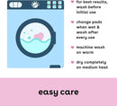 Bamboobies Overnight Nursing Pads, Ultra-Soft Velour, Reusable and Washable for Nightly Use, Leak-Proof Pads for Breastfeeding, 4 Pads by TinyTreasures Baby Boutique