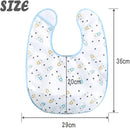 Baby bibs Waterproof Toddler bib - Feeding bib with Pocket for Infant Boy Girl Washable 6-36M by TinyTreasures Baby Boutique