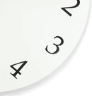 Lafocuse 12 Inch Silent White Wall Clock Battery Operated for Living Room Decor, Simple Minimalist Wooden Wall Clock for Kitchen Bedroom Office by CozyNest Decor