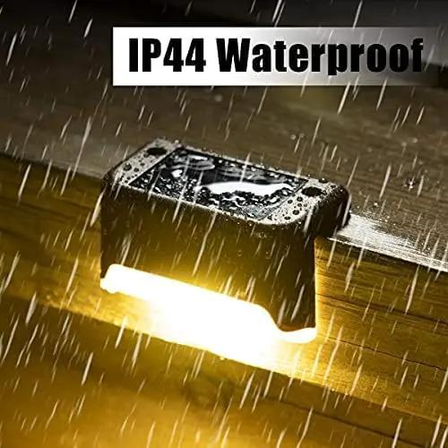SOLPEX 20 Pack Solar Deck Lights Outdoor, Waterproof Led Lights for Outdoor Stairs, Step, Fence, Yard, Patio, and Pathway(Warm White), photo 6 of 8