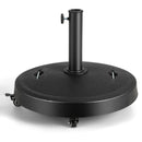 51LBS 20.5Inch Outdoor Umbrella Base with Wheels and Handles by LJGDeals