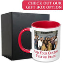 Personalized Mother's Day Coffee Mug, Custom Mum Photo Text 11 Oz Ceramic Mug, Customized Mom Gift Idea Picture Name Cup, Taza Cafe Personalizadas Fotos, Cute Gifts Mom Women Dad Men, Red by TinyTreasures Baby Boutique