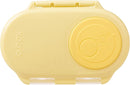 b.box Snack Containers for Kids, Toddler Snack Box Container, Reusable Small Bento Box for Lunch, School & Travel, Leak Proof, BPA free, Dishwasher Safe, Ages 4 months+ (Lemon Twist, 12oz) by TinyTreasures Baby Boutique