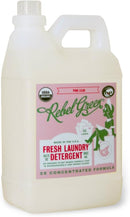 Rebel Green Laundry Detergent, Organic and Sulfate Free Hypoallergenic Laundry Soap, Pink Likal Scent, 64 Load Bottle by TinyTreasures Baby Boutique