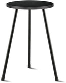 Tall Plant Stand, Mid Century Wood Indoor Plant Stand Black Plant Table for Flower Pots, Metal Plant Holder, Modern Home Decor Small Round Side End Table (11.8"x20") by GreenHaven Gardens