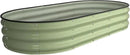 Kesfitt Raised Garden Bed Kit,Outdoor Galvanized Planter Raised Boxes with Safety Edging and Gloves,Large Metal Raised Garden Beds for Gardening Vegetables,Fruits,Flower(6x3x1FT) by GreenHaven Gardens