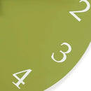 Lafocuse 12 Inch Silent Olive Green Wall Clock Battery Operated for Living Room Decor, Simple Minimalist Wooden Wall Clock for Kitchen Bedroom Office by CozyNest Decor