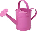 Finderomend 1.5 Liter Metal Watering Can,Iron Art for Kids Children Garden Watering Bucket Indoor Outdoor Home Office Gardening Plant Sprinkling Can (Pink) by GreenHaven Gardens