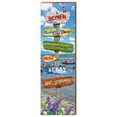 Alaska Wooden Directional Sign | Wall Art Print on Real Wood