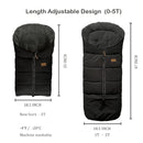 funlife Universal Stroller Bunting Bag for 0-5T with Length Extension,Ultra Soft Waterproof Outdoor Sleeping Bag with Hoodie,Warm Winter Stroller Blanket for Infant Toddler by TinyTreasures Baby Boutique