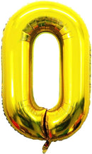 GOER 2 Pcs 42 Inch Gold Foil Balloons Number 0 for 10th 20th 30th 40th 50th 60th 70th 80th 90th 100th Birthday Party Supplies Anniversary Decorations by TinyTreasures Baby Boutique