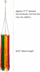 Satin Ribbon Windsock Streamer, Outdoor Decorations for Your Patio, Garden, Yard, Dock and Camper, 41-Inch, WS41-HHL by GreenHaven Gardens