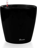 Dexceder 13x12 Self Watering Planter with Wheels Indoor Outdoor, Inner Pot Design, Thickened Large Floor Standing Flower Plant Pot with Water Level Indicator (Black Matte) by GreenHaven Gardens