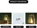 Solar Candle Lights,Flameless Candle Lights,Solar Rechargeable Tea Wax lamp,6 flameless Candle Light, Suitable for Wedding, Valentine's Day, Halloween, Christmas (Tea Light) by GreenHaven Gardens