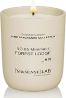 M&SENSE Natural Soy Candle| Forest Lodge | 5.3 oz | Minimalist Scented Candle for Relaxation, Gifting, Home Décor | for Bedroom, Office, Party Small by CozyNest Decor