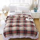 MERRYLIFE Tartan Plaid Print Throw Blanket Decorative Fleece Throw | Ultra-Plush Colorful | Couch Blanket Travel Lap | Home Gift Use(60" 90",Tartan) by CozyNest Decor