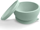 Octopod Silicone Baby Suction Bowl With Lid - Toddler & Baby Bowls, Baby Food Containers, Spill Proof Bowls For Toddlers, Suction Baby Bowls W/Lids, Food Grade Silicone Bowls For Babies (Sage Green) by TinyTreasures Baby Boutique