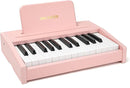 Kids Piano Keyboard, Digital Piano for Kids, Music Educational Instrument Toy, Wood Toy for 3+ Girls and Boys (Pink, 25 Keys) by TinyTreasures Baby Boutique