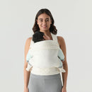 NEST BLANCHE Baby Carrier – Soft Cotton Linen Blend with Magnolia Jacquard Design, Adjustable and Ergonomic for Newborns and Toddlers (Daisy) by TinyTreasures Baby Boutique